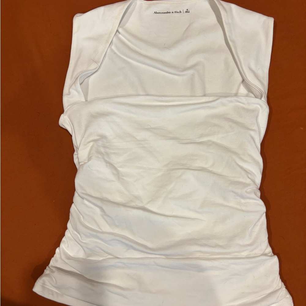 Abercrombie & Fitch White Tank Top